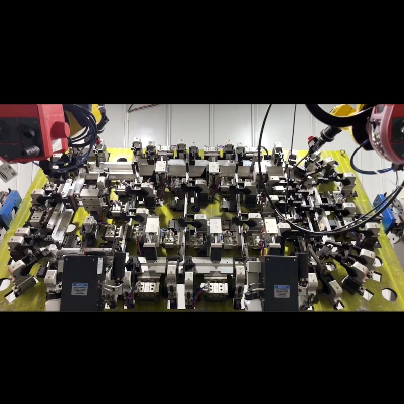 发那科电池托盘弧焊工作站